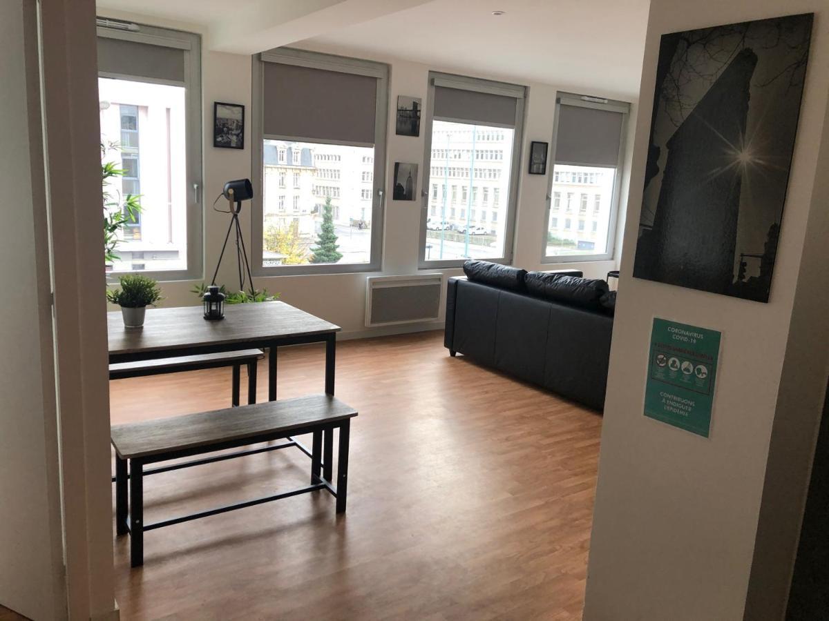 Hyper Centre - Wifi Fibre Gratuit - Jergweloh - Le New Yorkais Caen Exterior foto