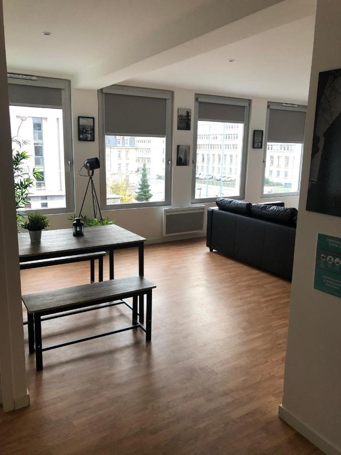Hyper Centre - Wifi Fibre Gratuit - Jergweloh - Le New Yorkais Caen Exterior foto